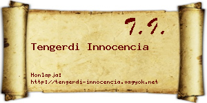 Tengerdi Innocencia névjegykártya